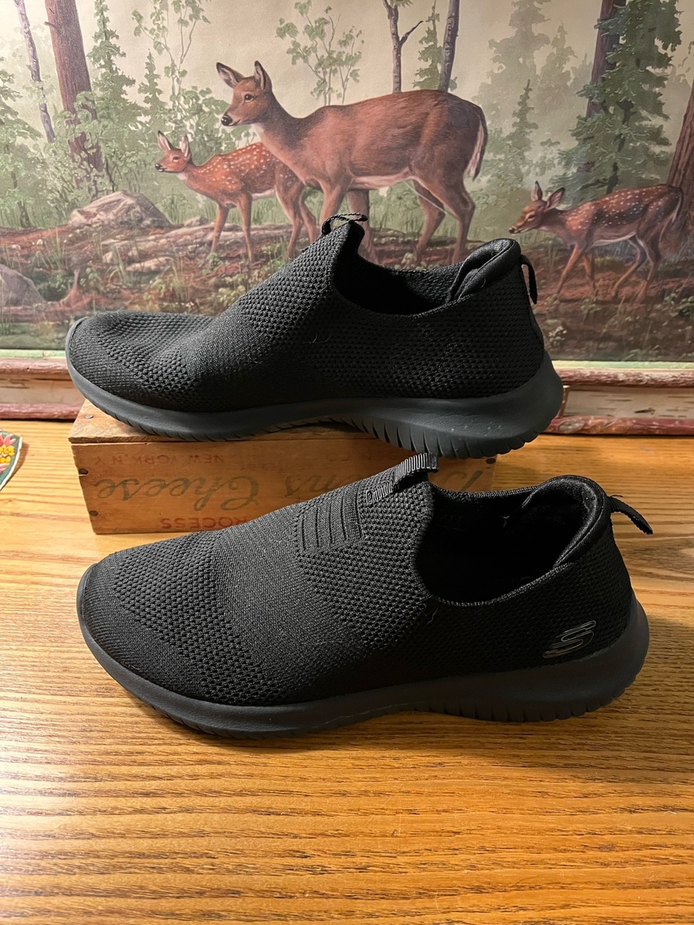 Skechers Slip-On Knit Walking Shoes - Picture 2 of 9